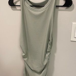 Light sage green adjustable side dress